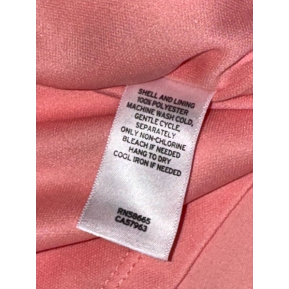 BP. Womens Pink Sleeveless Wrap Dress XS 100% Polyester - Picture 2 of 10